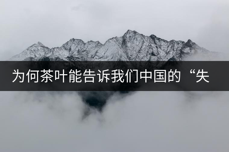為何茶葉能告訴我們中國的“失蹤女性”都去哪兒了 為何茶葉能告訴我們中國的“失蹤女性”都去哪兒了