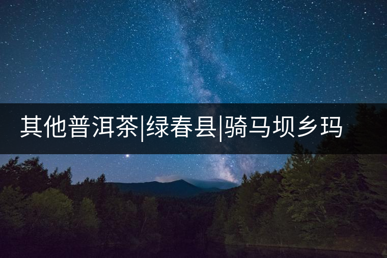 其他普洱茶|綠春縣|騎馬壩鄉(xiāng)瑪玉村古茶園 其他普洱茶|綠春縣|騎馬壩鄉(xiāng)瑪玉村古茶園