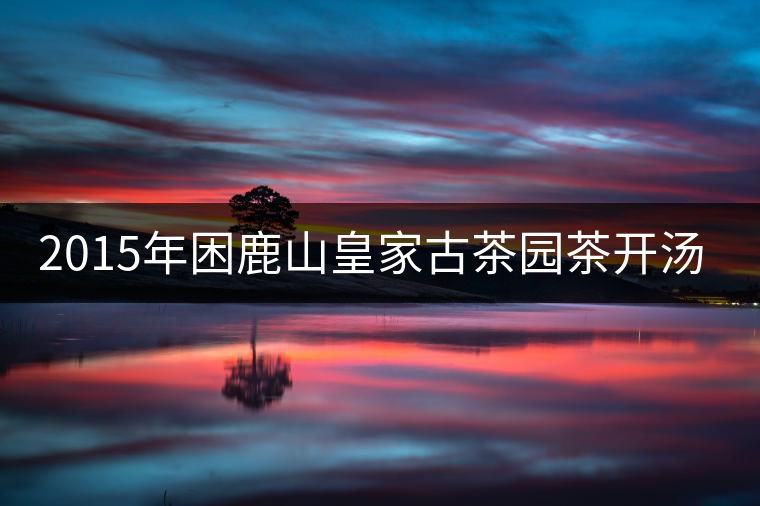 2015年困鹿山皇家古茶園茶開(kāi)湯品鑒