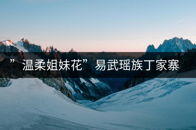 ”溫柔姐妹花”易武瑤族丁家寨、漢族丁家寨介紹