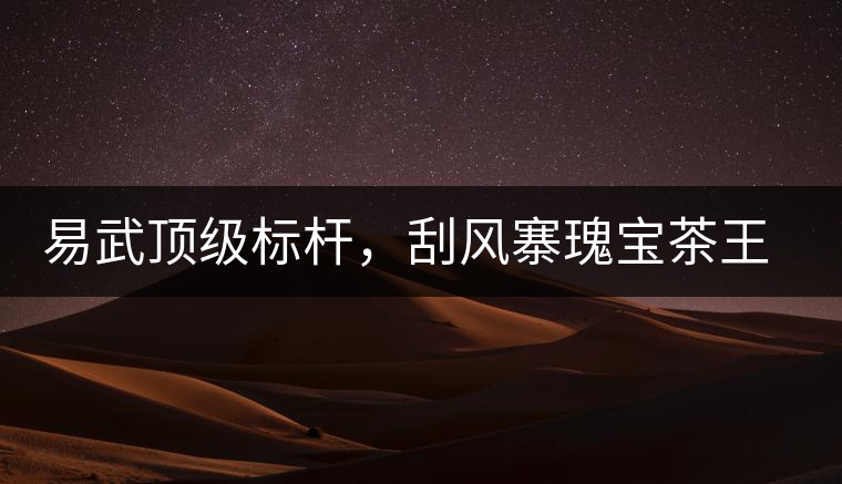 易武頂級(jí)標(biāo)桿，刮風(fēng)寨瑰寶茶王樹(shù)古樹(shù)茶