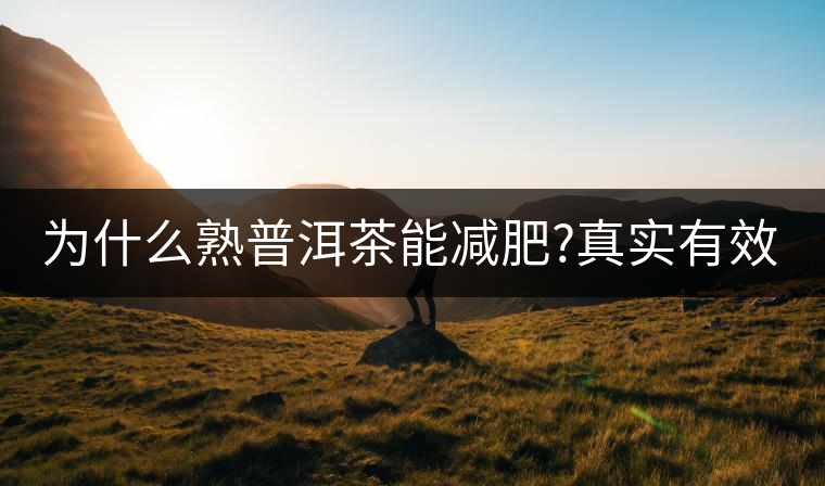 為什么熟普洱茶能減肥?真實(shí)有效嗎？