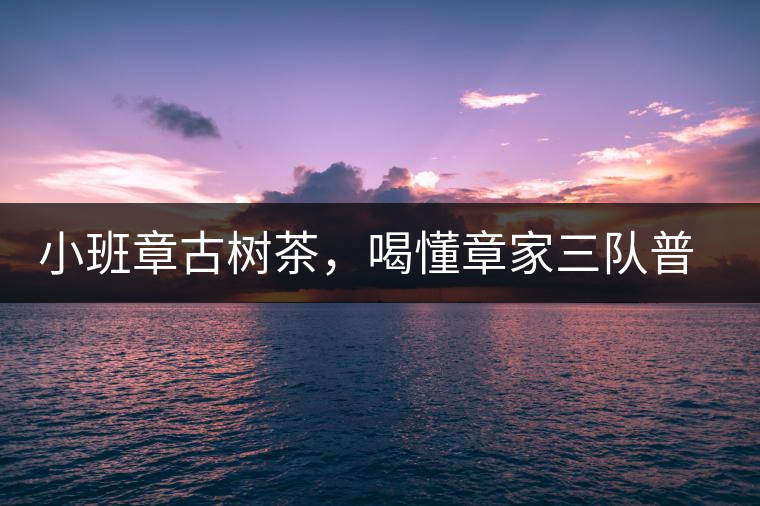 小班章古樹(shù)茶，喝懂章家三隊(duì)普洱茶