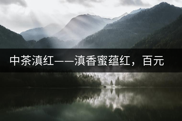 中茶滇紅——滇香蜜蘊紅，百元級口糧好茶