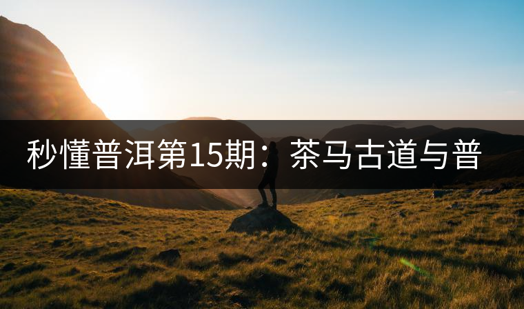 秒懂普洱第15期：茶馬古道與普洱茶有什么聯(lián)系？