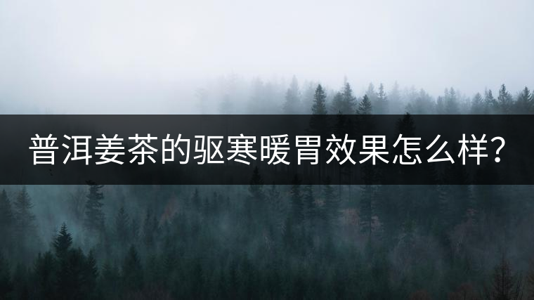 普洱姜茶的驅(qū)寒暖胃效果怎么樣？