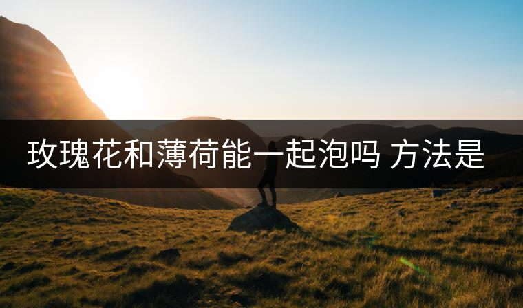 玫瑰花和薄荷能一起泡嗎 方法是怎樣的 玫瑰花和薄荷能一起泡嗎 方法是怎樣的