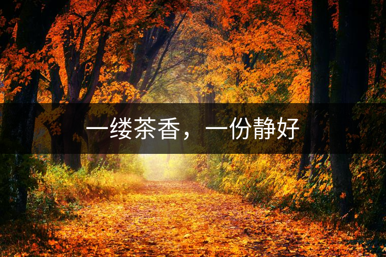 一縷茶香，一份靜好
