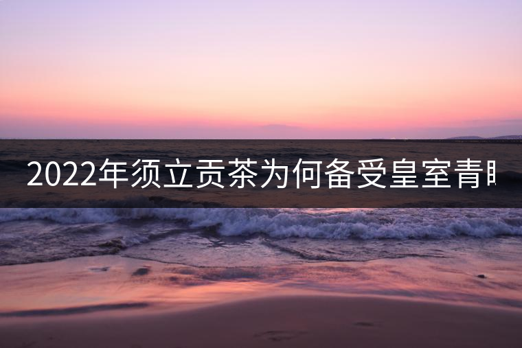 2022年須立貢茶為何備受皇室青睞!揭秘！
