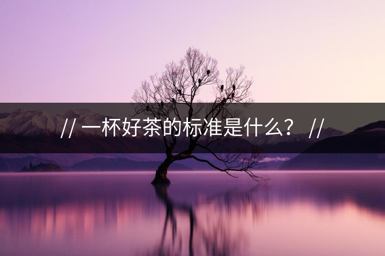 http:// 一杯好茶的標(biāo)準(zhǔn)是什么？ //