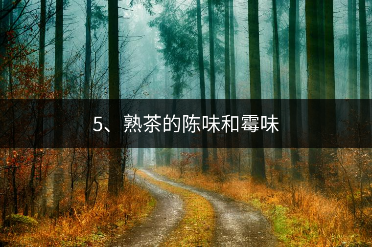 5、熟茶的陳味和霉味