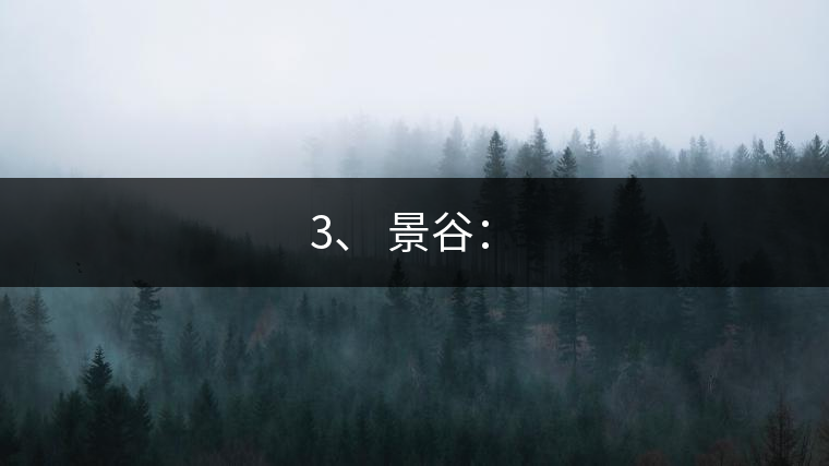 3、 景谷：?