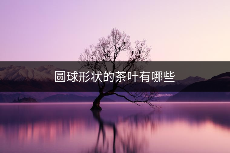 圓球形狀的茶葉有哪些 圓球形狀的茶葉有哪些